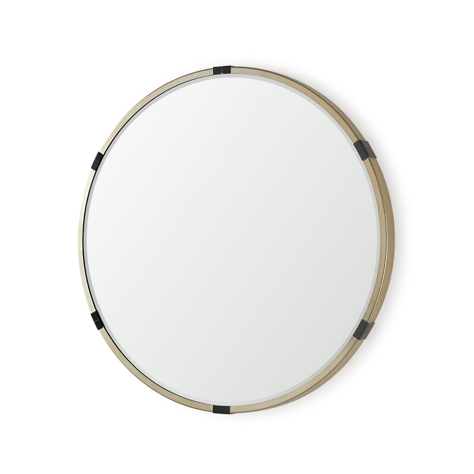 Melissa 28.5" Round Metal Wall Mirror