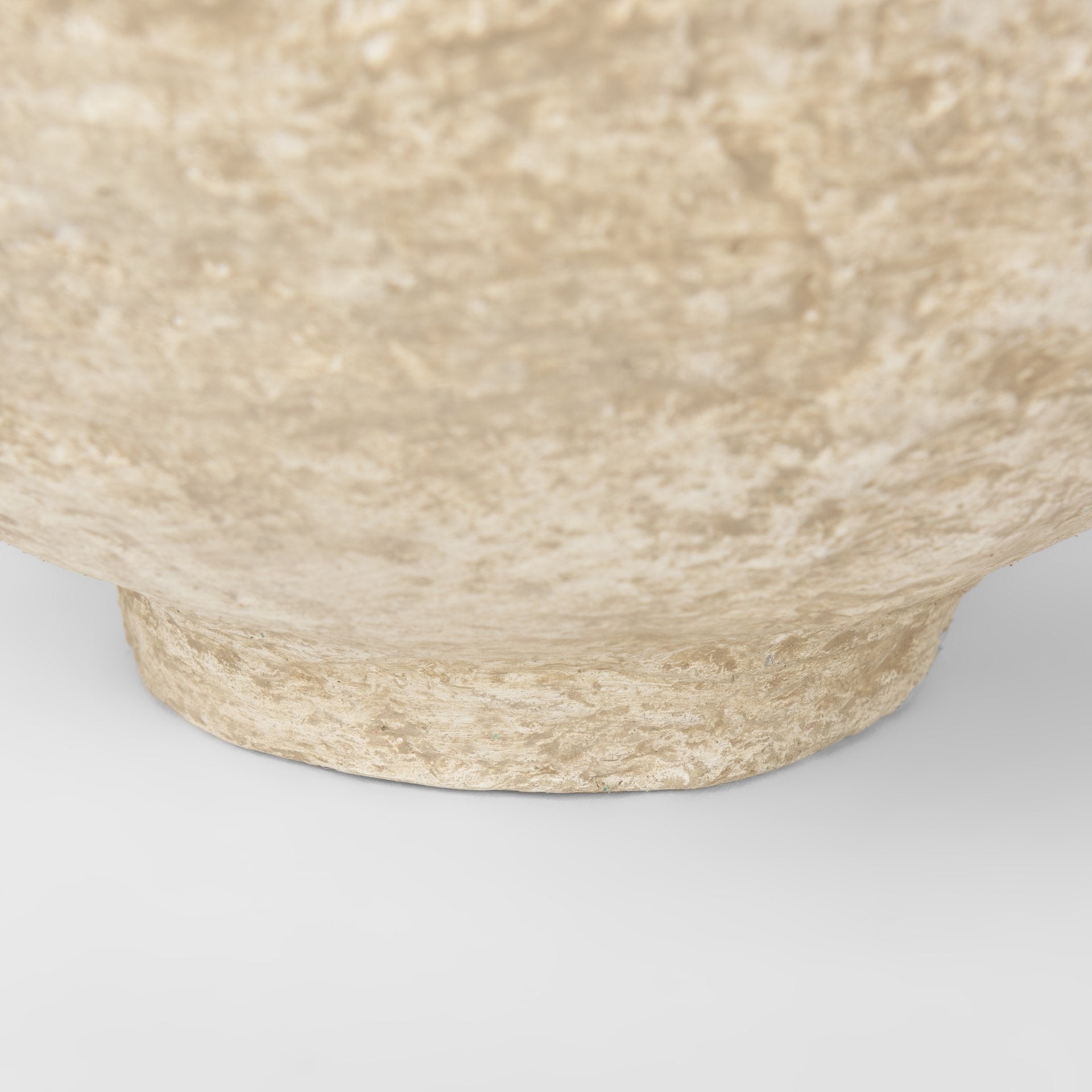 Sonu Beige Half-Pot Bowl - Large