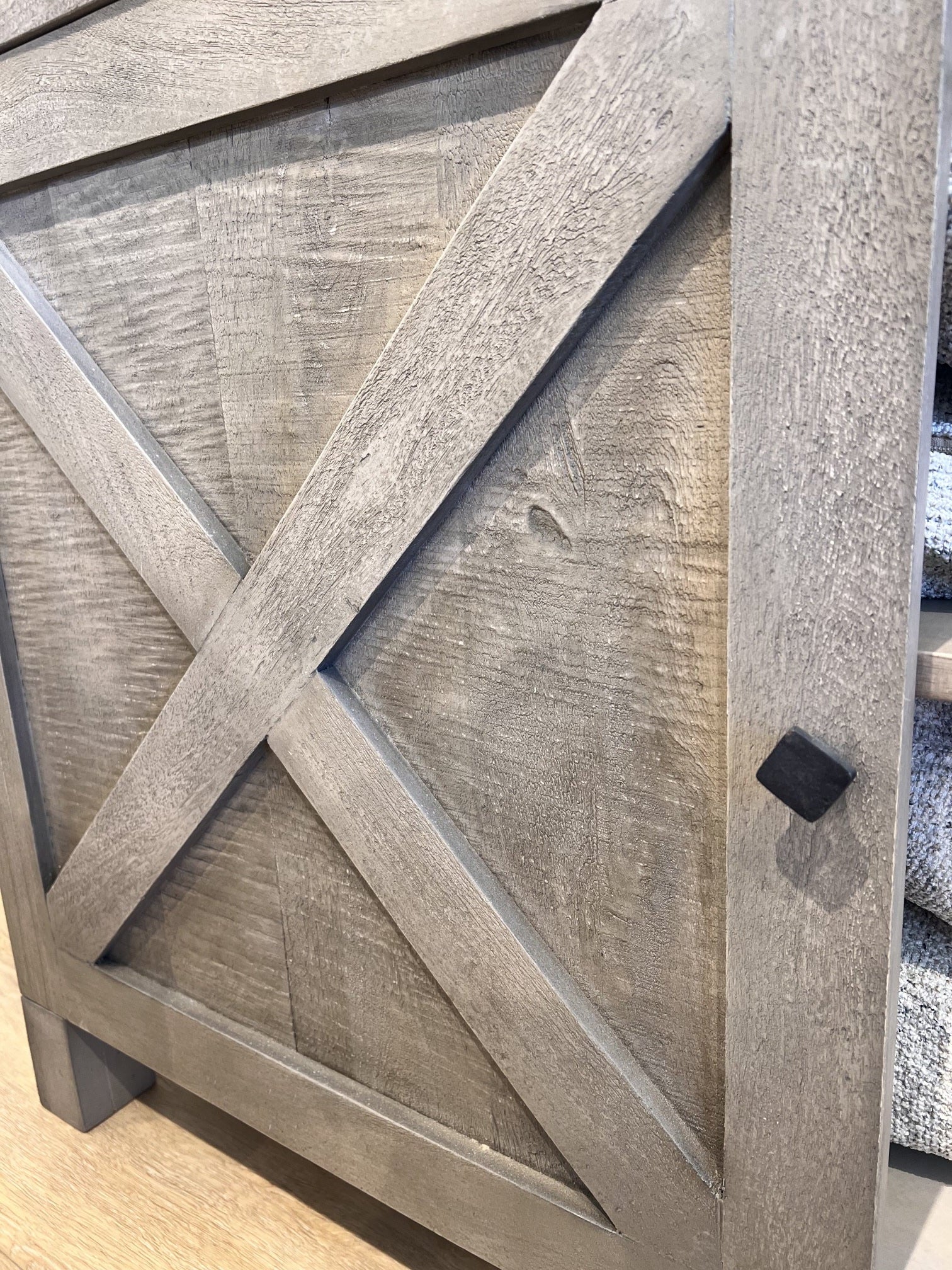 Brown Cabinet with Glass Doors #6