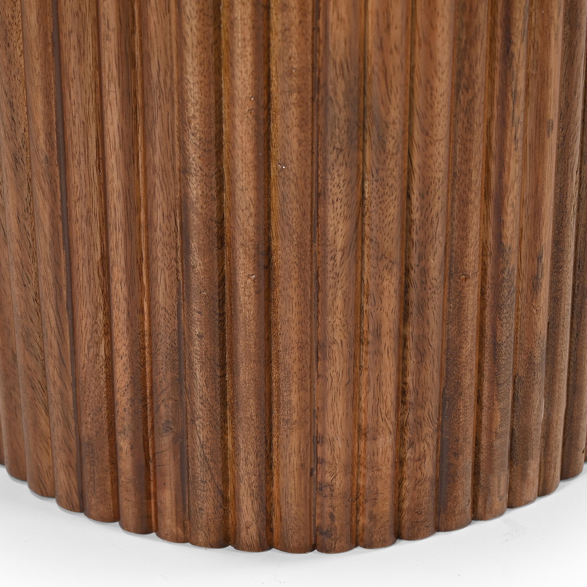 Jilsa Coffee Table - White/Walnut 31.5 x 18