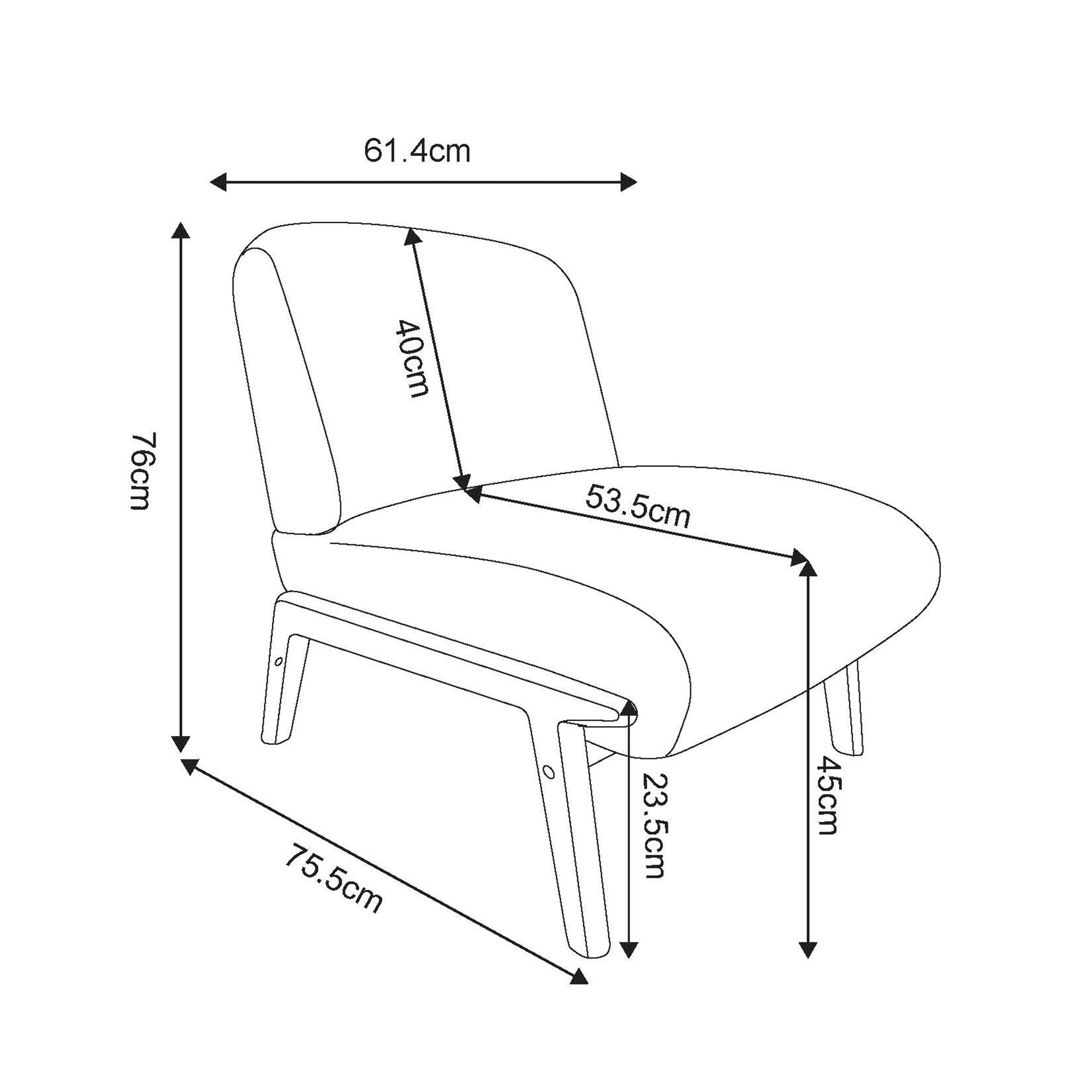 Lisson-Accent Chair Dark Taupe