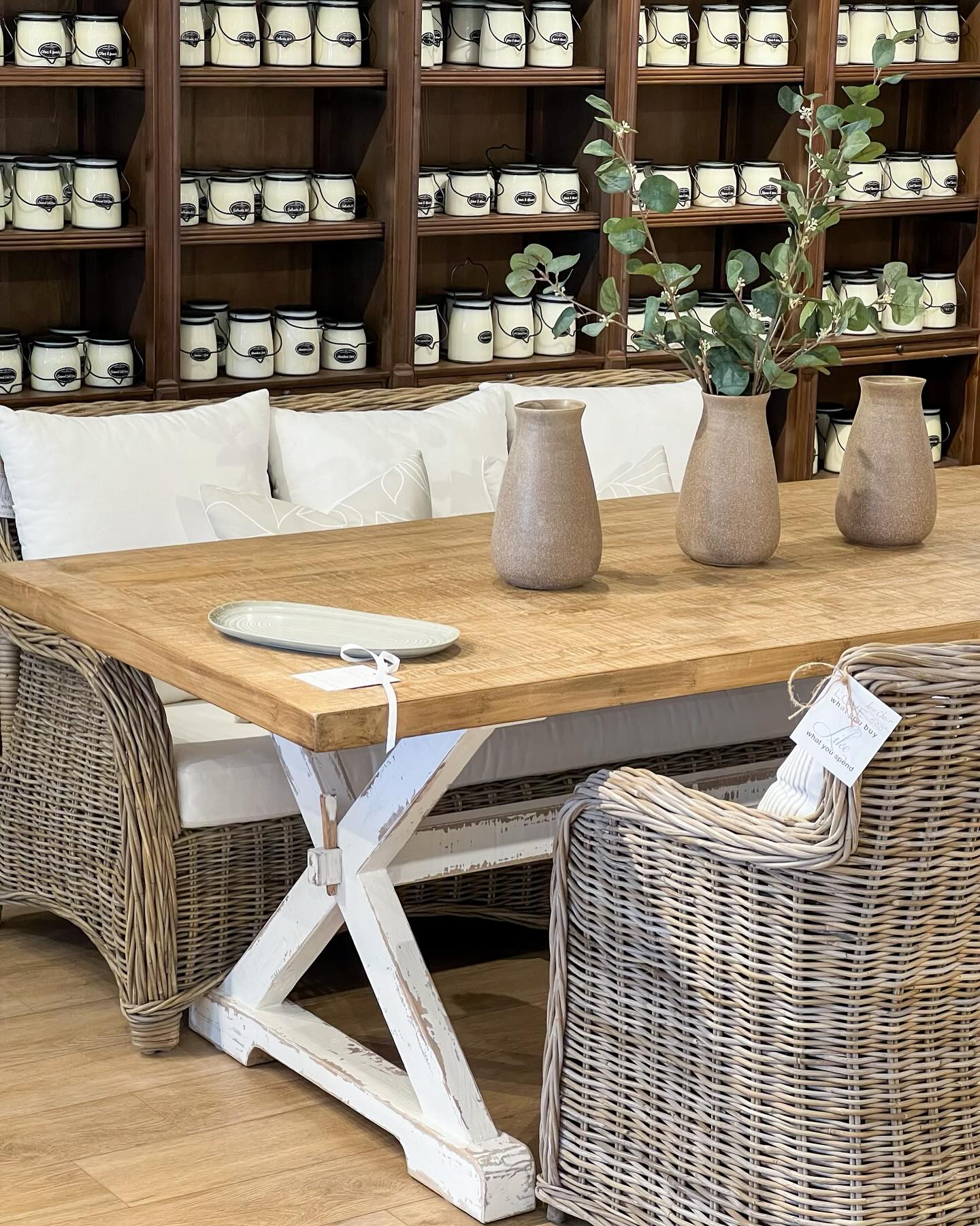 Wicker Sofa 65x31.5x34