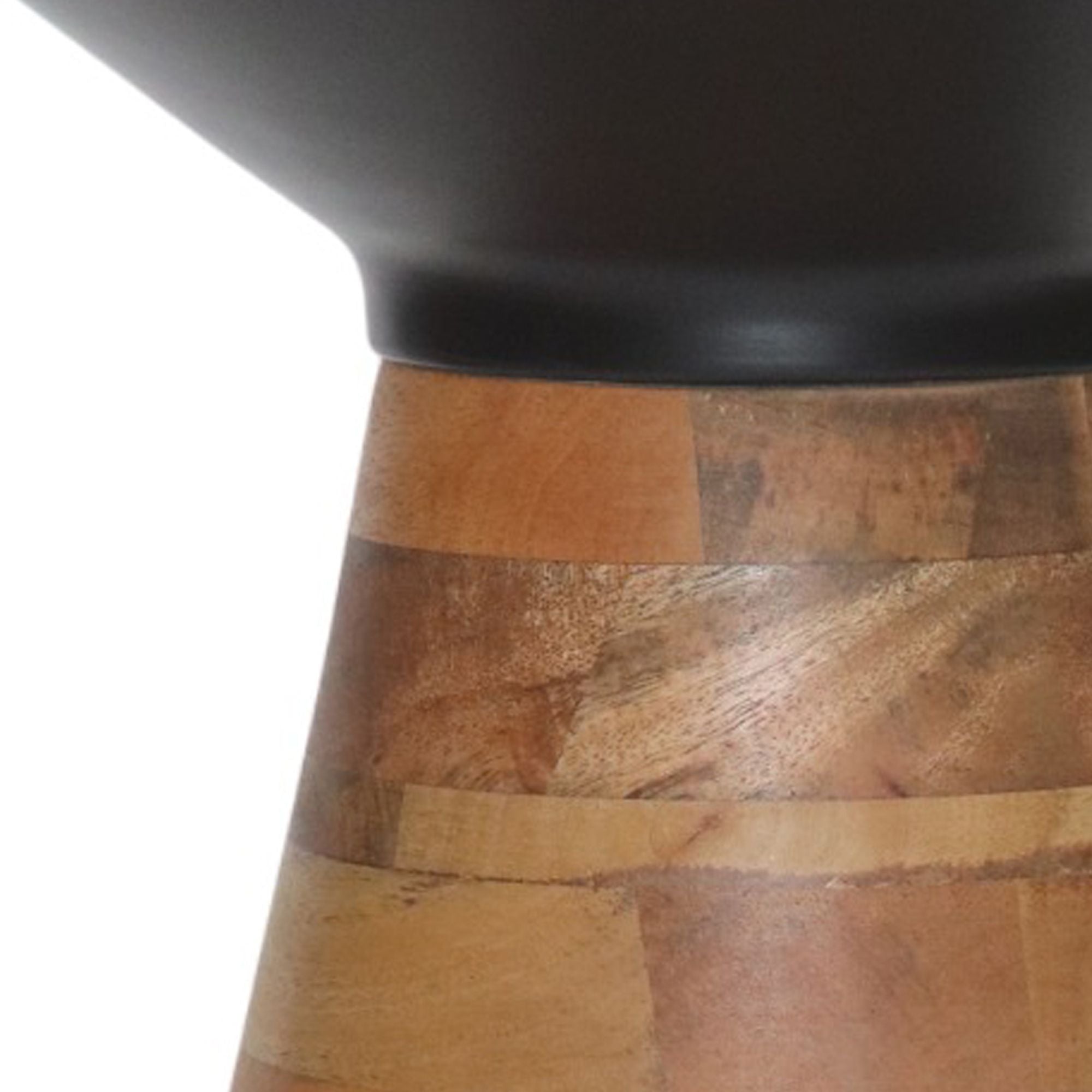 Boden Accent Table - Black/Walnut 16.5 x 21.5