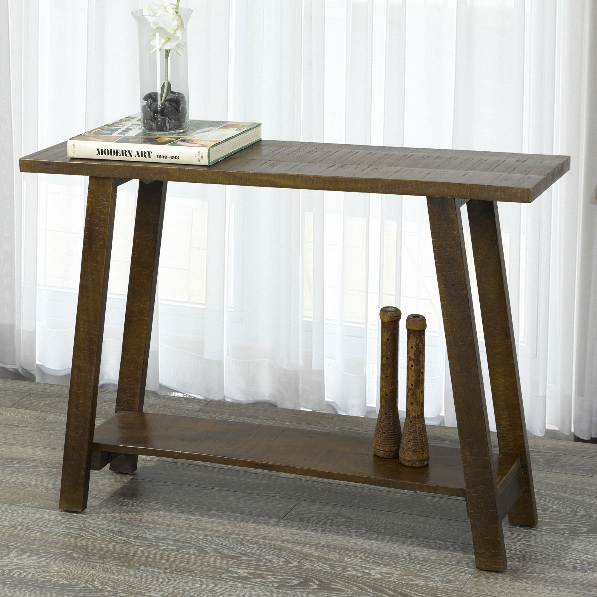 Volsa Console Table - Walnut 42 x 12 x 30