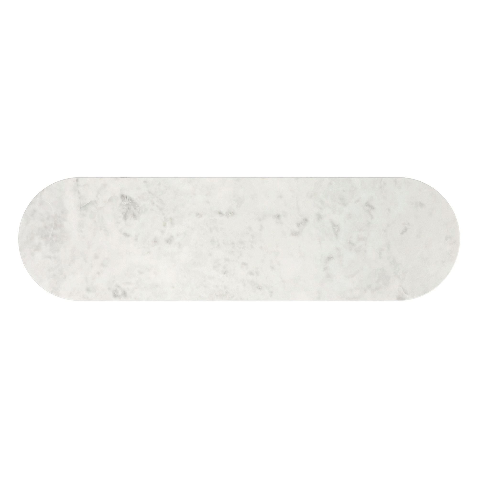 Jilsa Console Table - White Marble/Walnut 50 x 14 x 30