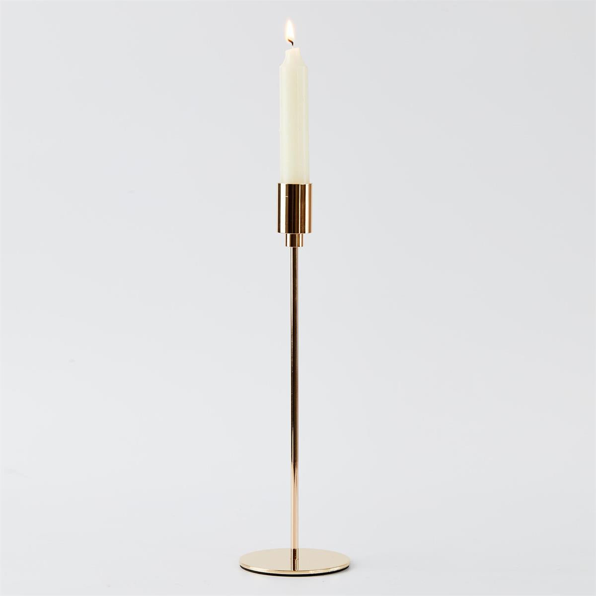 METAL SINGLE TAPER CANDLE HOLDER