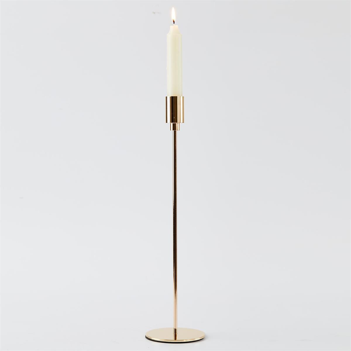 METAL SINGLE TAPER CANDLE HOLDER
