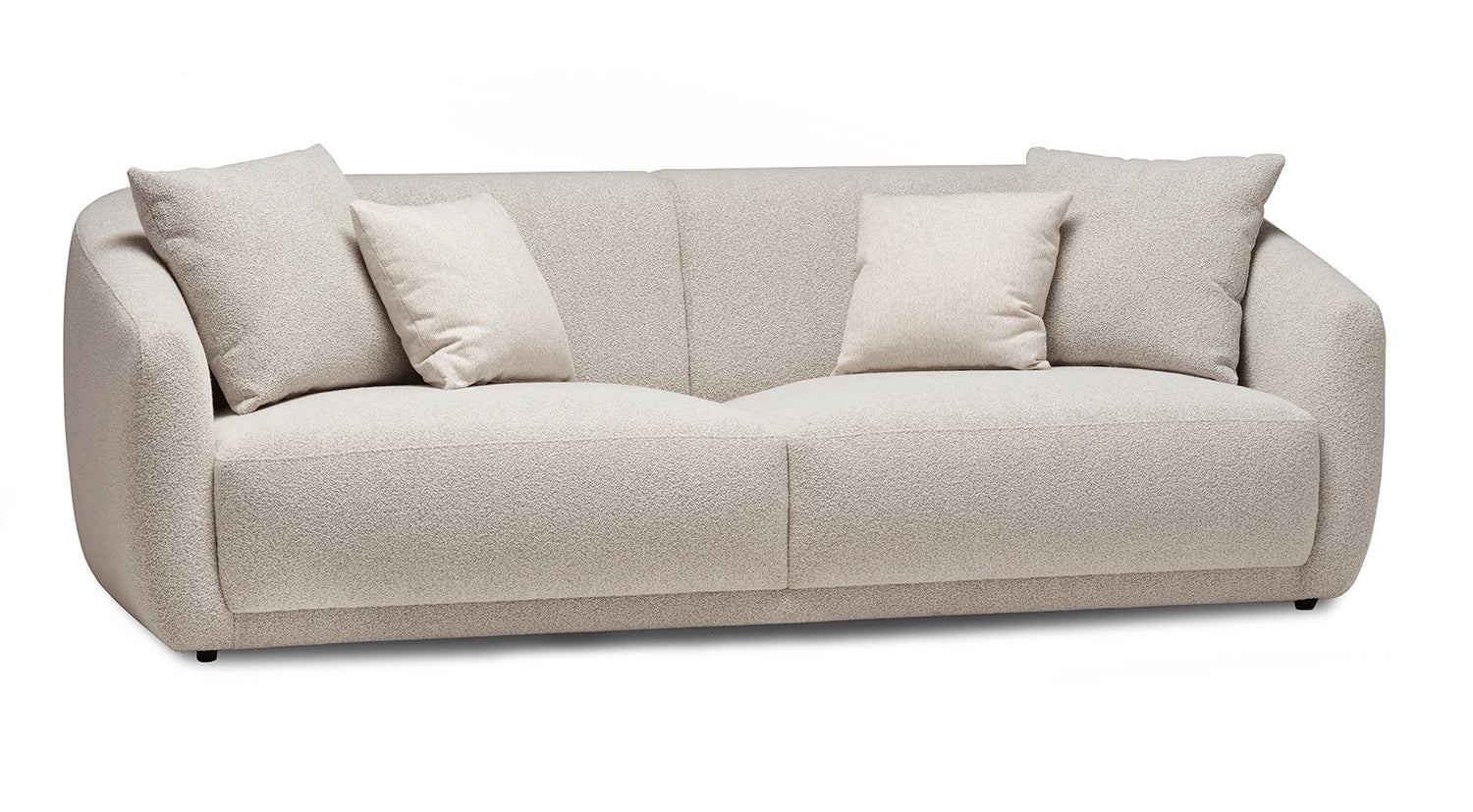 Cade Sofa in Tapis Ivory Fabric 30" H x 37" D x 90" L