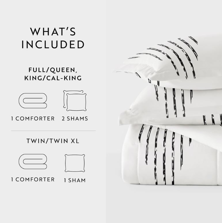 Diamond Stripe Down Alternative Comforter