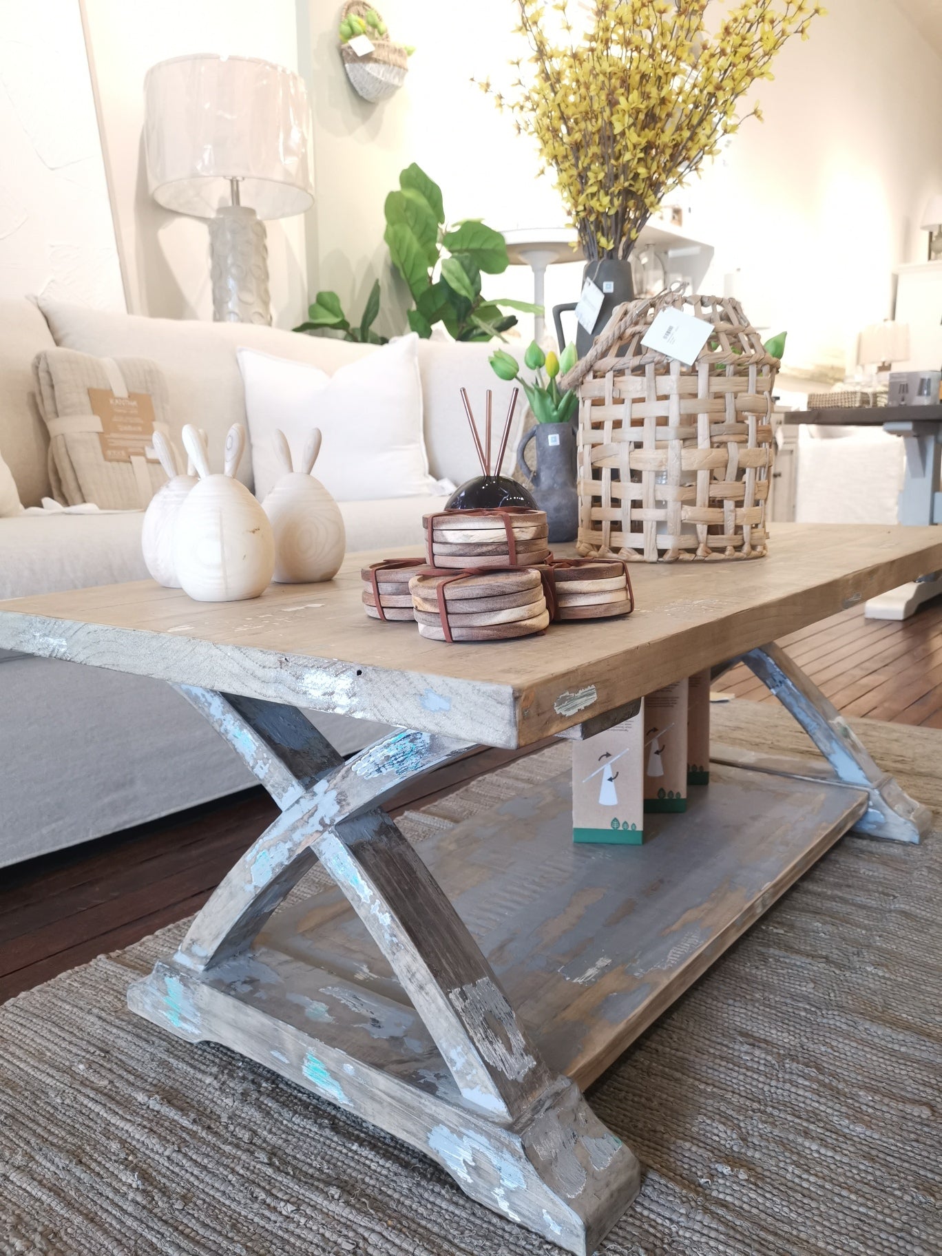 Rustic Coffee Table 52x26x19 #49