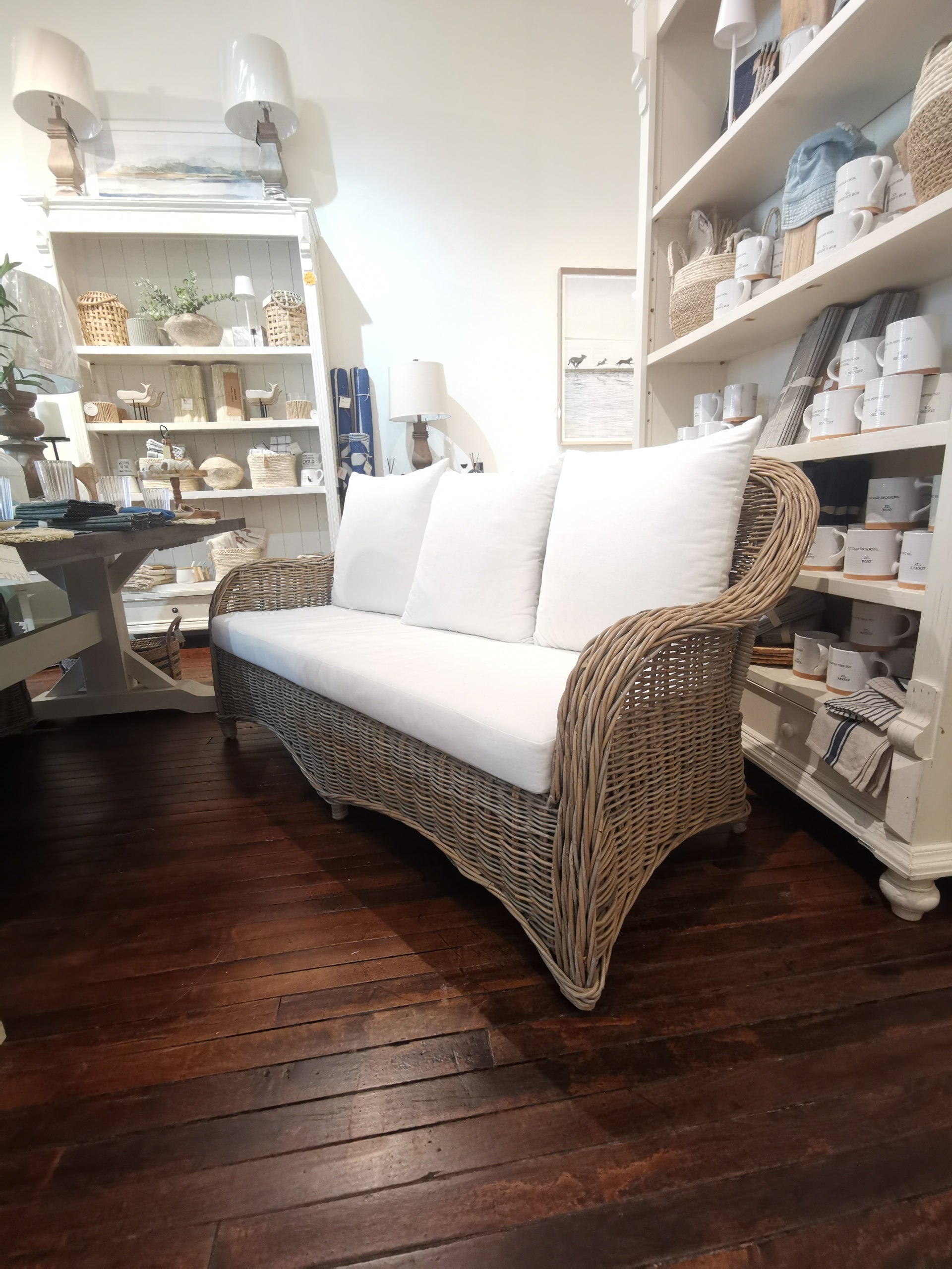 Wicker Sofa 65x31.5x34