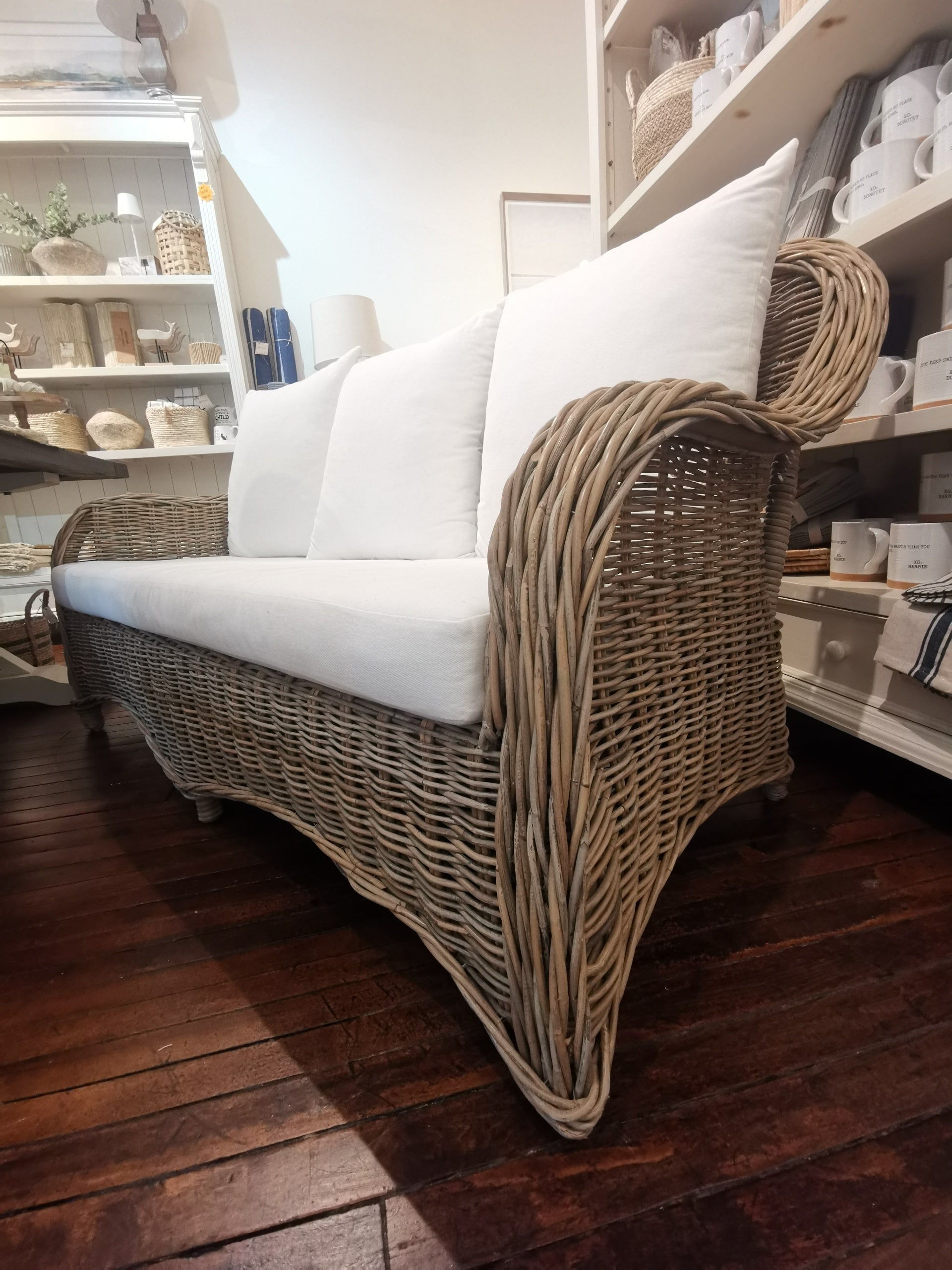 Wicker Sofa 65x31.5x34