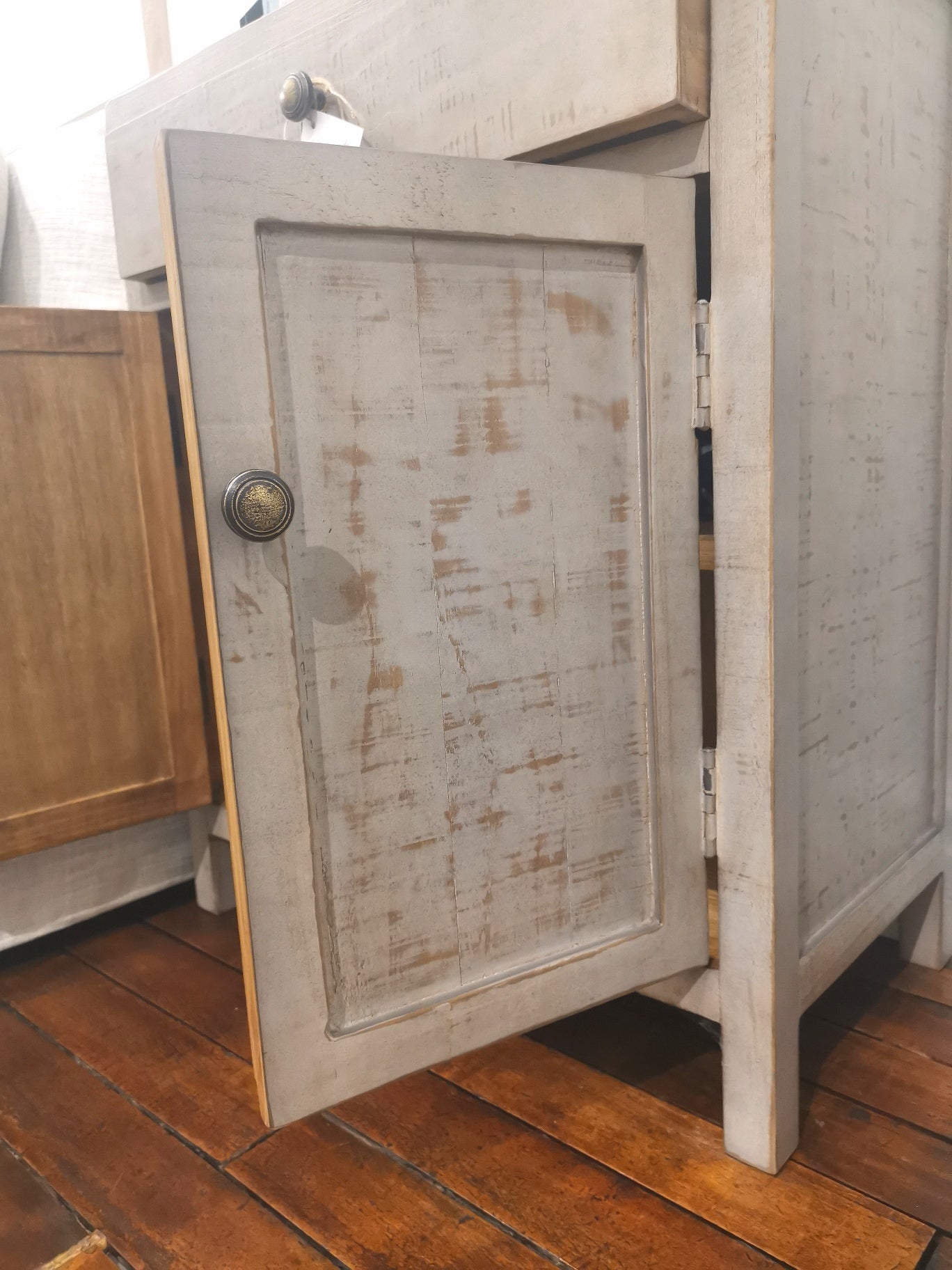 Side Table with Drawers and Doors 28"x15"x34" #25