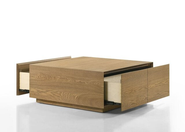 Porto Coffee Table - Natural Oak 39x39
