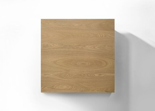 Porto End Table - Natural Oak 19x19