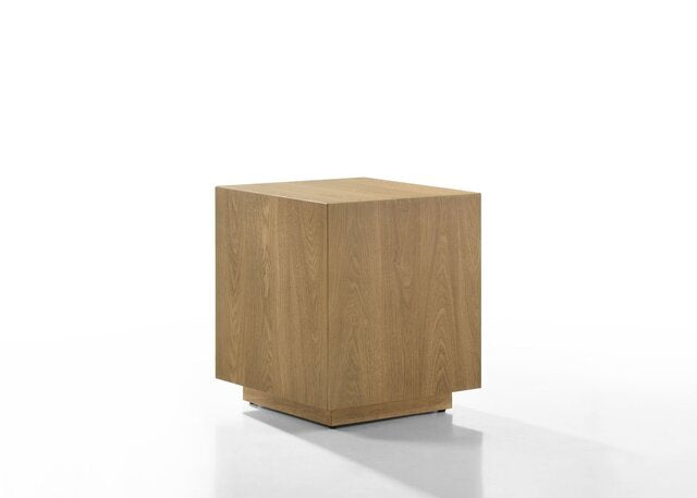 Porto End Table - Natural Oak 19x19