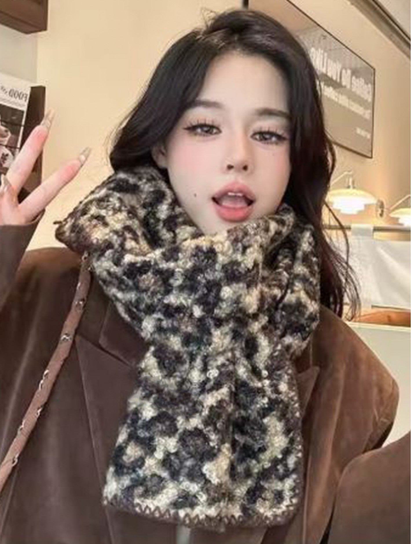 Warm Knitted Wool Soft Scarves