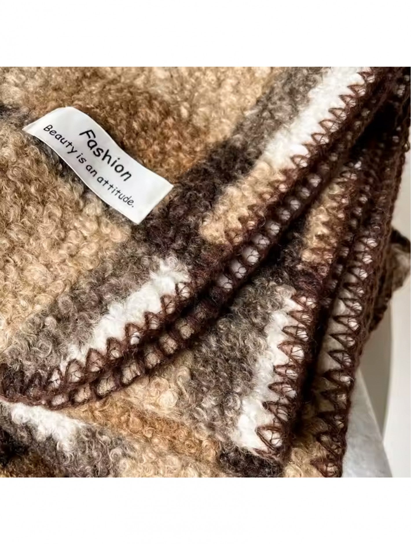Warm Knitted Wool Soft Scarves