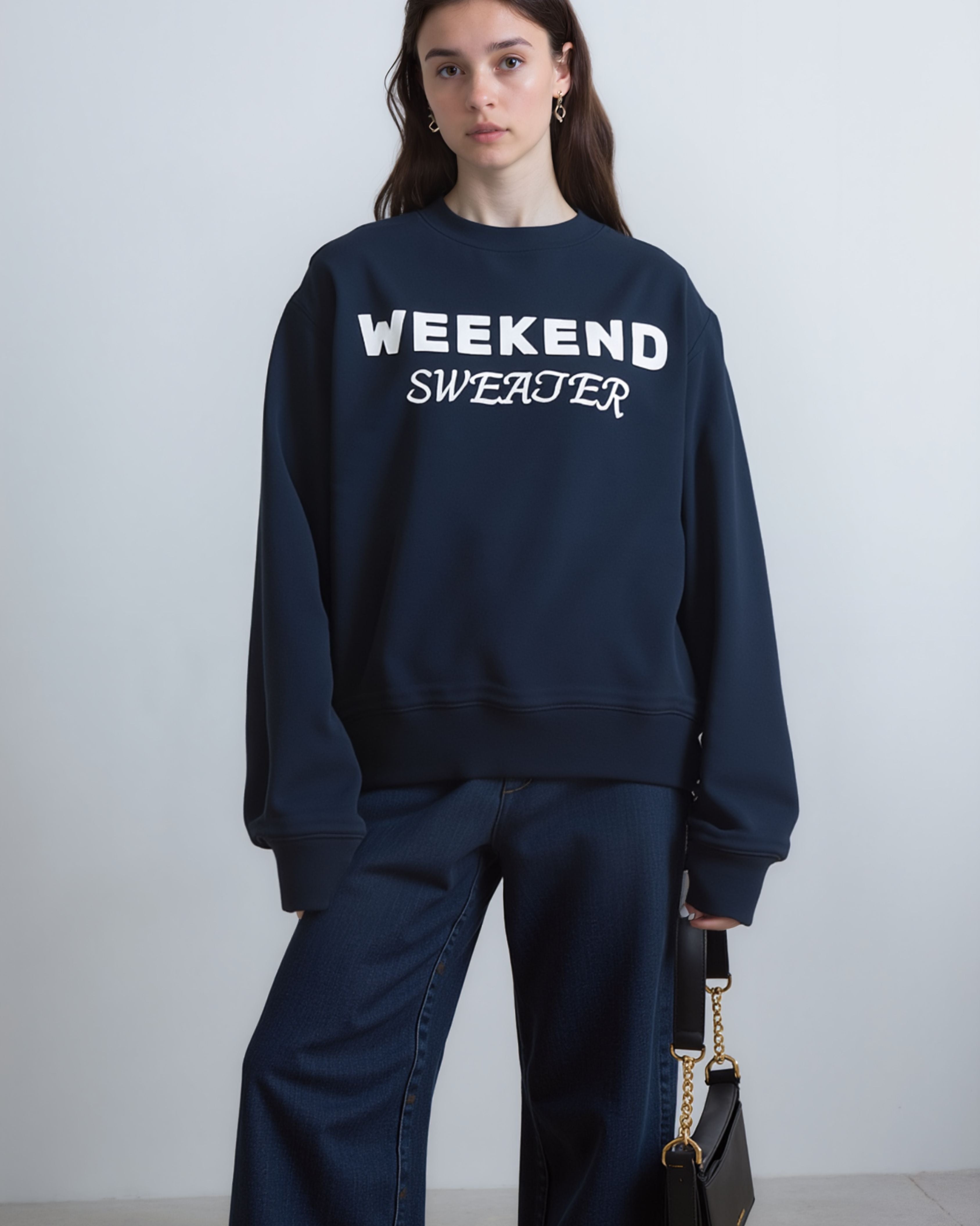 Graphic Crewneck Sweaters