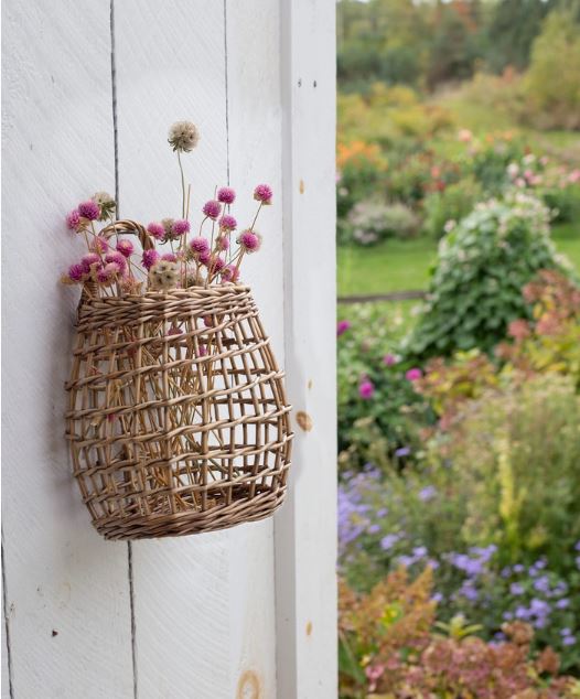 Open Weave Wall Hanging Basket