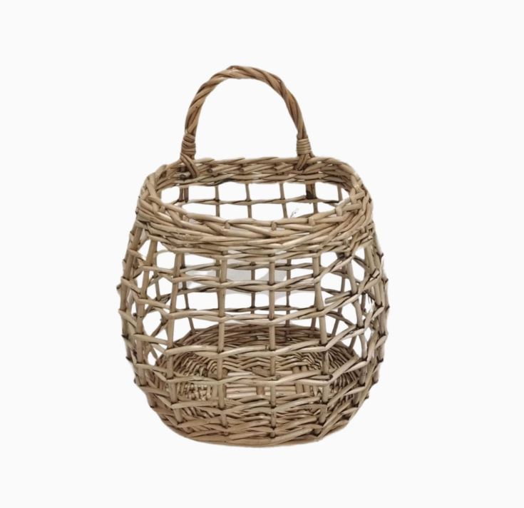 Open Weave Wall Hanging Basket