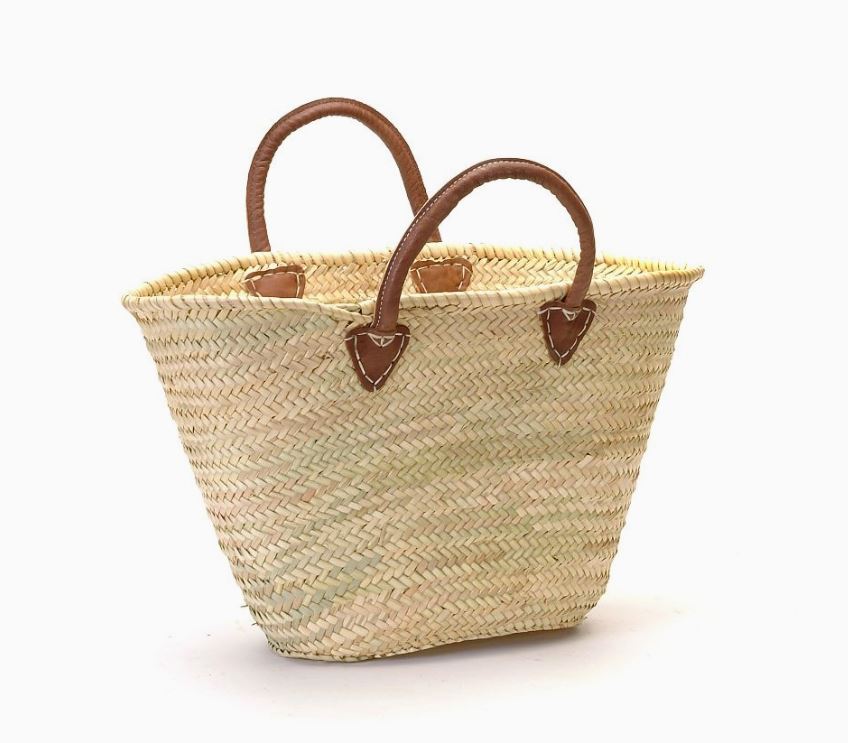 Provence Market Bag w/ Leather Handle