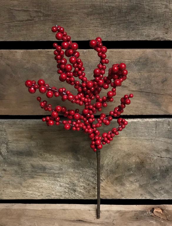 12" RED OUTDOOR BERRY PICK