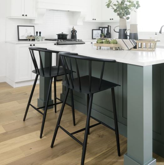 Colin Counter Stool 21.3x21.3x38.2 Metal Black #31