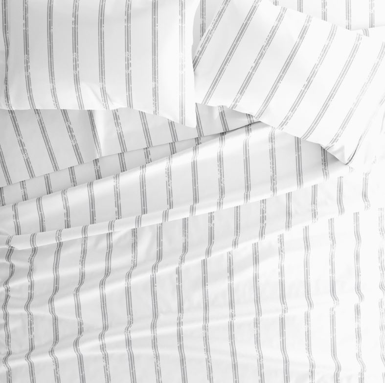 Distressed Line Pattern  - 4 Piece Sheet Set