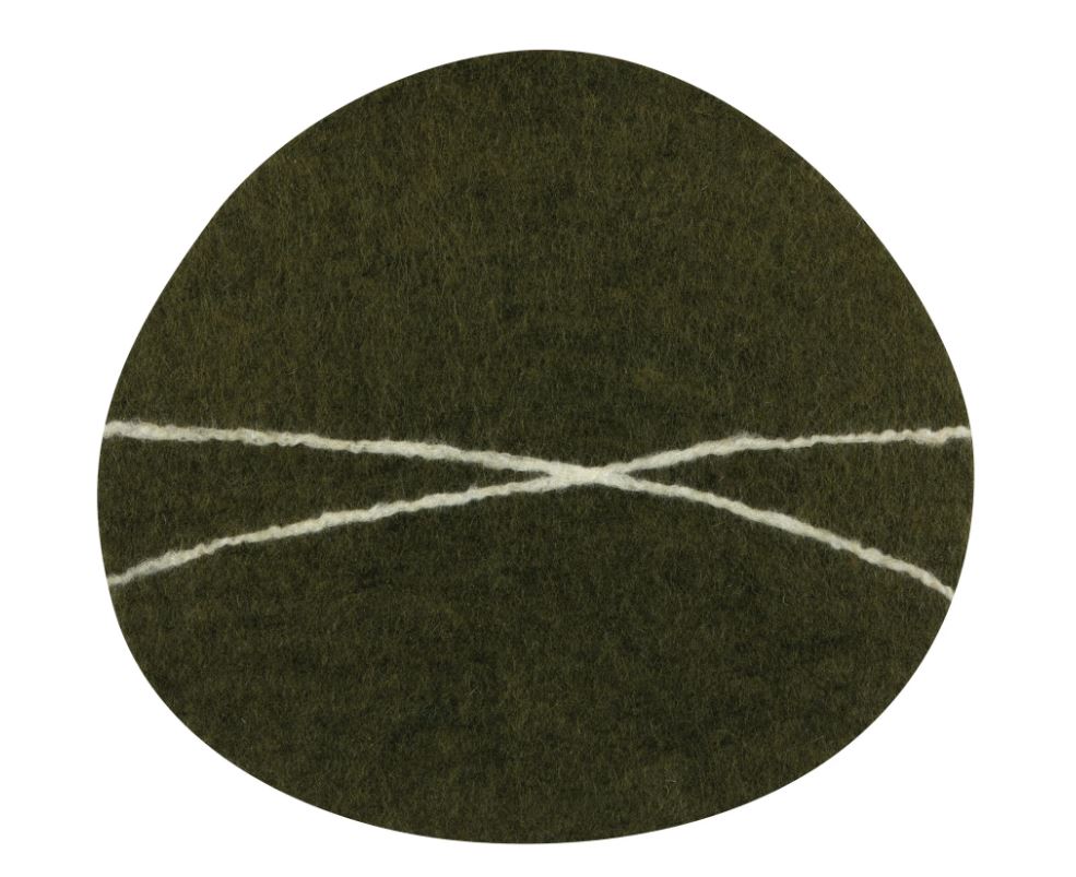 Heirloom Striato Felt Wool Placemat - Set of 4