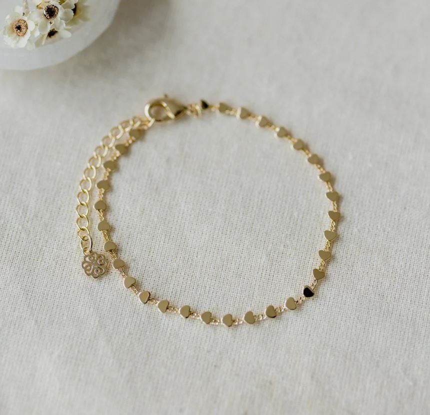 Heart Chain Bracelet