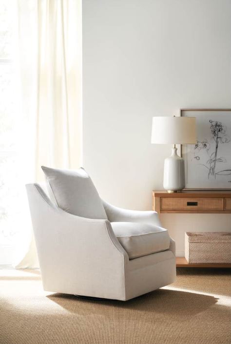 KARA SWIVEL CHAIR  NATURAL L 33" x W 39" x H 38"