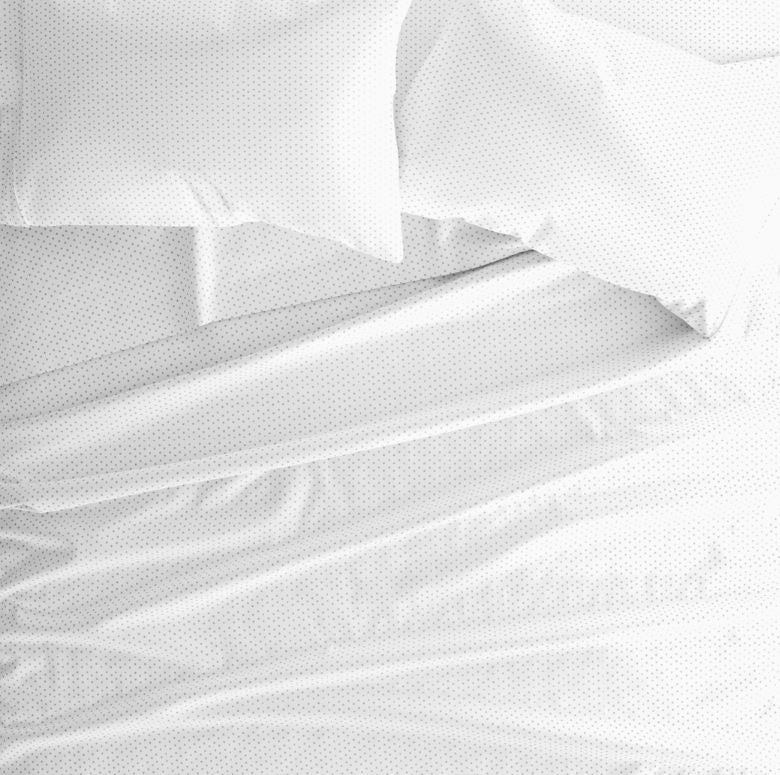 4 PC STIPPLED PATTERN SHEET SET LIGHT GREY