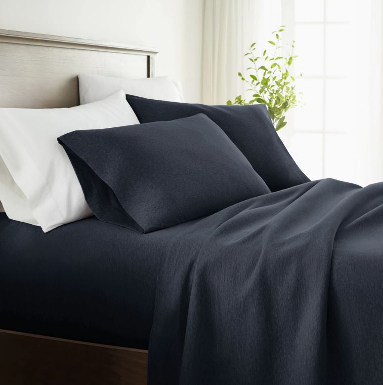 4 PC COTTON JERSEY KNIT SHEET SET