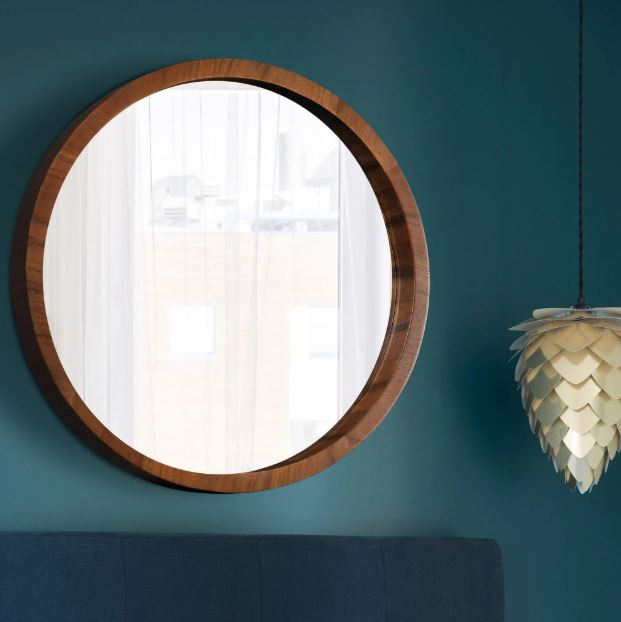 Brynjar Round Mirror 33x33"