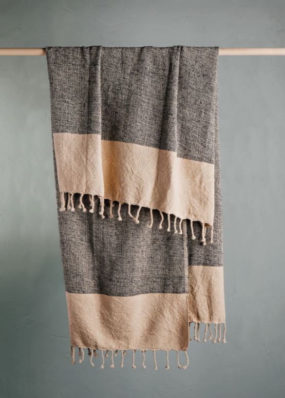 Midnight Blue Flyn Throw