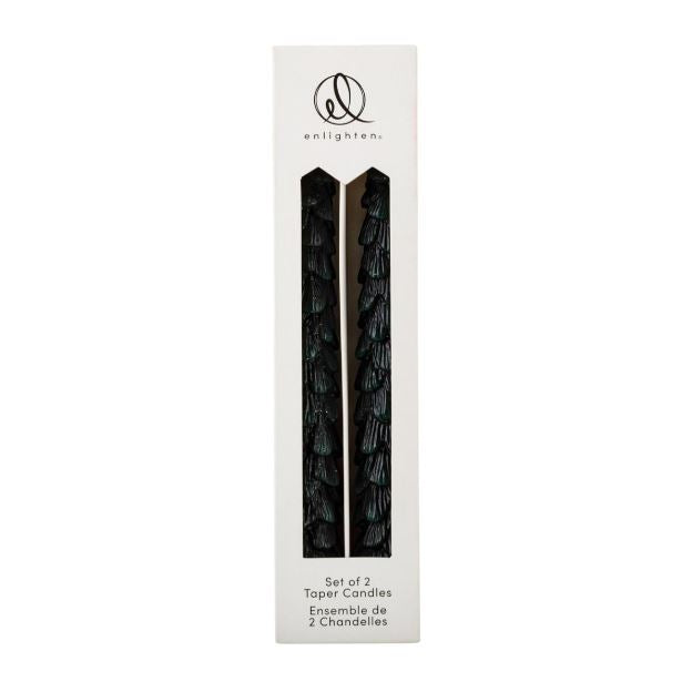 Tree Taper Candles - Set of 2