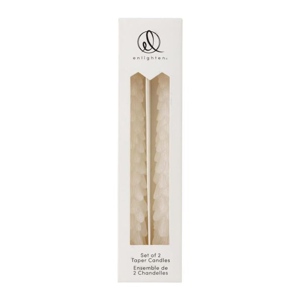 Tree Taper Candles - Set of 2